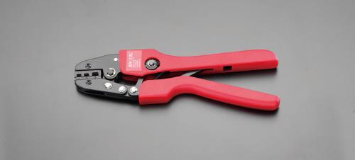 エスコ (ESCO) EA538CH-1 0.5 - 6.0mm2 圧着ペンチ(絶縁閉端接続子用) EA538CH-1 【2個セット】