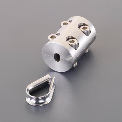 エスコ (ESCO) EA638RC-9 6mm ﾜｲﾔｰｸﾗﾝﾌﾟ(ｽﾃﾝﾚｽ製) EA638RC-9 【2個セット】