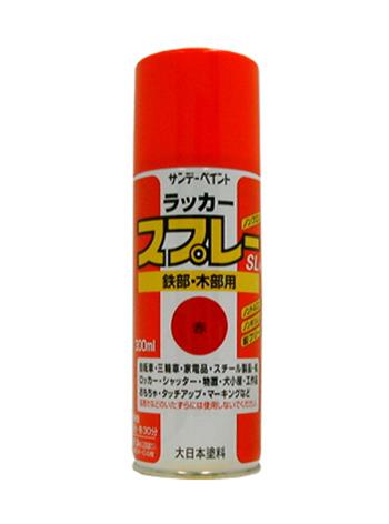 エスコ (ESCO) EA942EM-5 300ml ﾗｯｶｰｽﾌﾟﾚｰ(赤) EA942EM-5 【9本セット】