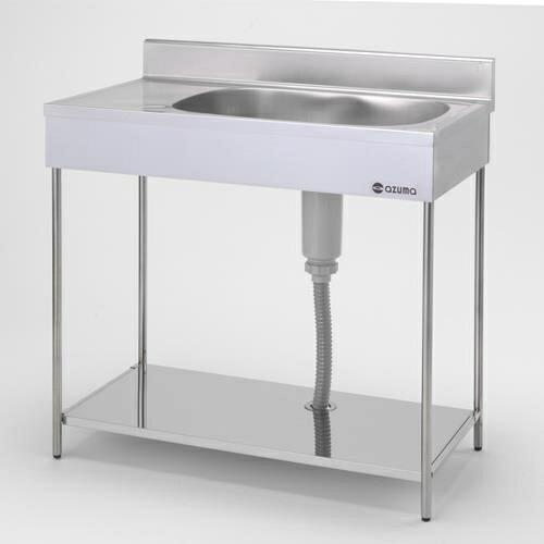 エスコ (ESCO) EA468EF-102 1000x460x840mm 一槽水切シンク(簡易型/SUS) EA468EF-102 28,129円
