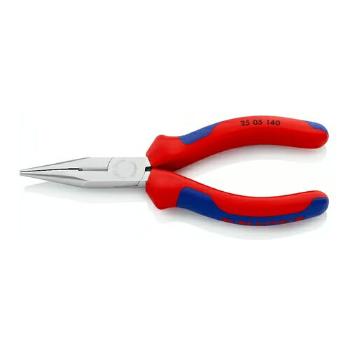 エスコ (ESCO) EA537KD-1 140mm ラジオペンチ(グリップ付/メッキ) EA537KD-1 【2個セット】