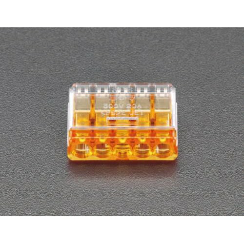 エスコ (ESCO) EA538PD-5 5極 差込形電線ｺﾈｸﾀｰ(50個) EA538PD-5 【3箱セット】