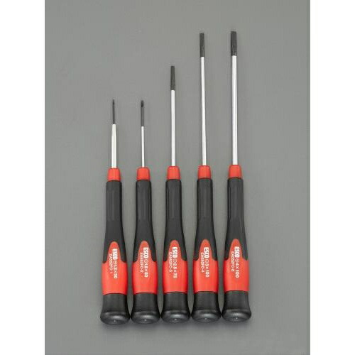 エスコ (ESCO) EA552FC 5本組 [-]ﾄﾞﾗｲﾊﾞｰ(精密用) EA552FC 【3組セット】 5,750円
