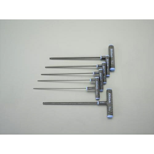 エスコ (ESCO) EA573BR-1 2- 6mm/230mm6本組 [Ball Hexagon]T型レンチ EA573BR-1