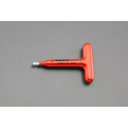 エスコ (ESCO) EA640LL-5 5.0x110mm 六角棒レンチ/T型(絶縁) EA640LL-5