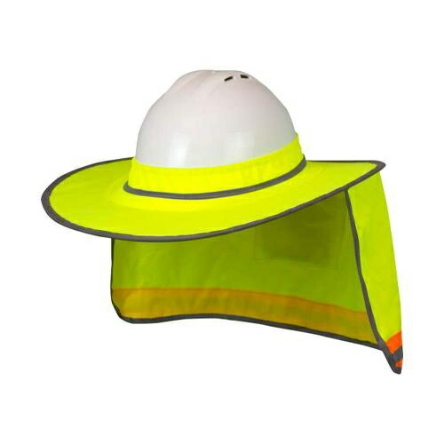 エスコ (ESCO) EA768HR-11 ﾍﾙﾒｯﾄ用ﾊﾞｲｻﾞｰ(蛍光/首筋保護) EA768HR-11 【3個セット】