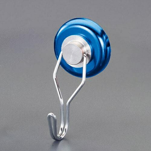 エスコ (ESCO) φ36mm/40kg ﾏｸﾞﾈｯﾄﾌｯｸ(ｽｲﾍﾞﾙ式/青) EA781ET-84A 【3個セット】