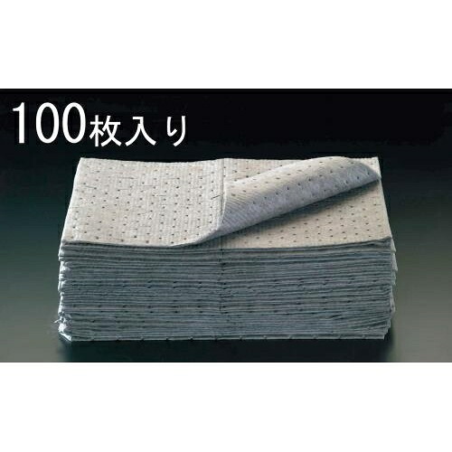 エスコ (ESCO) EA929DD-11 410x510x3mm 吸収マット(油・液体用/100枚) EA929DD-11