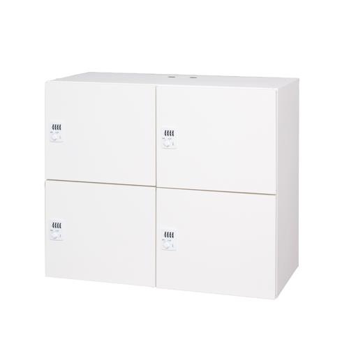 エスコ (ESCO) EA954DJ-126 900x450x 760粍 2列・2段ロッカー(文字盤錠付) EA954DJ-126