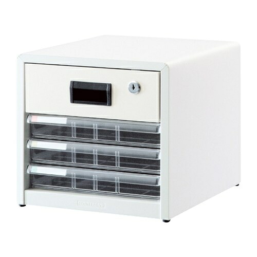 エスコ (ESCO) EA954JD-14 277x366x263mm/ 4段 レターケース(鍵付) EA954JD-14