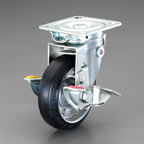 エスコ (ESCO) EA986PN-3 125mm ｷｬｽﾀｰ(自在･固定切替･ﾌﾞﾚｰｷ付) EA986PN-3 【2個セット】