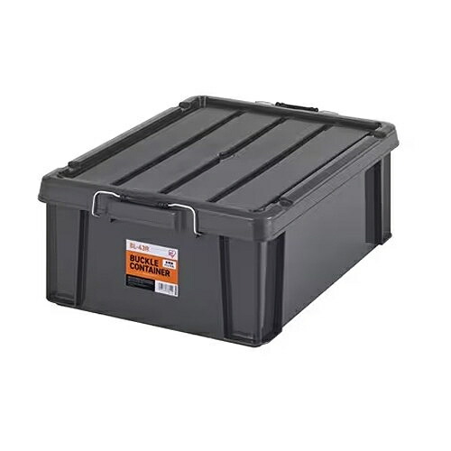 エスコ (ESCO) 624x450x227mm ケース(バックル付/チャコールグレー/3個) EA506AB-43BB