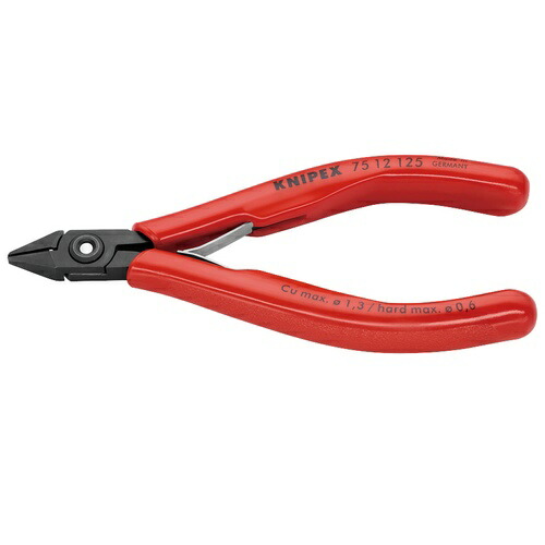KNIPEX(クニペックス) エレクトロニクスニッパー (#7511-125) ( 7512-125 )