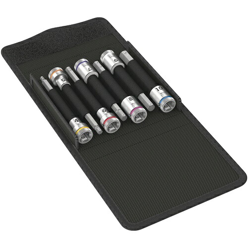 WERA(ベラ) ZYKLOPビットソケットセット(Hex) 7点入HF ( 003180 )