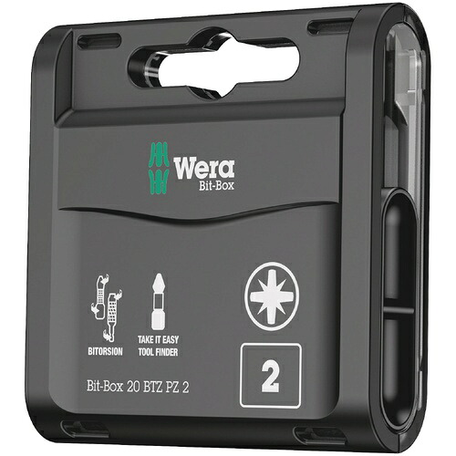 WERA(ベラ) カラーコードドライバービットセット PZ2 20本入 ( 057761 )