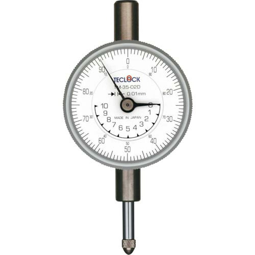 【SALE価格】TECLOCK ( テクロック ) 小型ダイヤルゲージ 測定範囲0~10mm ( TM-35-02D )｜Orange Tool Tokiwa