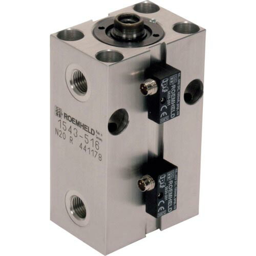 ROEMHELD ( ロームヘルド・ハルダー ) 油圧シリンダー ブロック・シリンダー ストローク 100mm ピストン径63 ( 1547519 ) 【メーカー取寄】