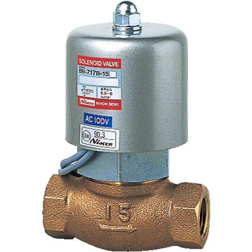 日本精器 2方向電磁弁15AAC200V717シリーズ ( BN-717B-15-E200 (1/2 AC200V) )