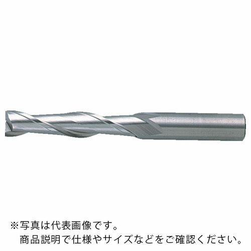 三菱K ( 三菱マテリアル ) 2枚刃汎用 ハイススクエアエンドミルロング刃長(L)13mm ( 2LSD1300 )
