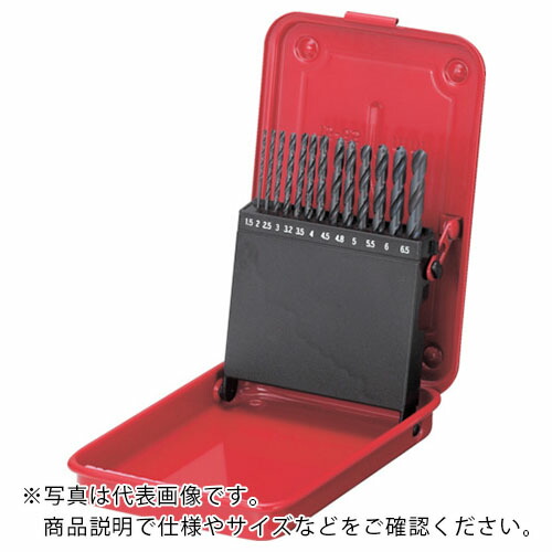 三菱K ( 三菱マテリアル ) SET 鉄工用 ハイスドリルセット (スチールケース 41本入) ( SET41 )