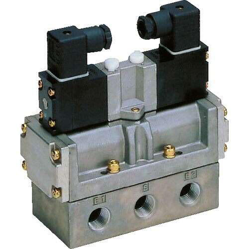 CKD 電磁弁 パイロット式5ポート弁セレックスバルブ 4Fシリーズ 5C Rc1/4 AC100V ( 4F420-08-AC100V )