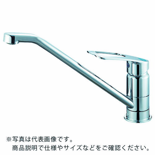 SANEI シングルワンホール混合栓 エコ 取付穴径35~39mm 日本製 ( K87110ETJV-13 )