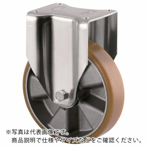 【SALE通貨価値】テンテキャスター 差しつかえ重用高性能回転させるキャスター“DELTA”(ウレタン拷問台) φ125 くっ付ける式 ( 3648ITP125P63 CONVEX )