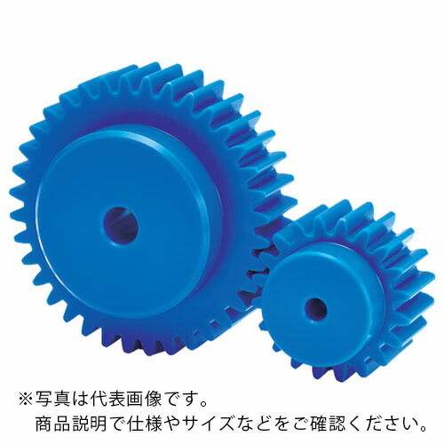 KG ( 協育歯車工業 ) フードコンタクト 青POM ギヤシリーズ 形状B1 モジュール3 歯数28 ( S3BP28B-3014 )