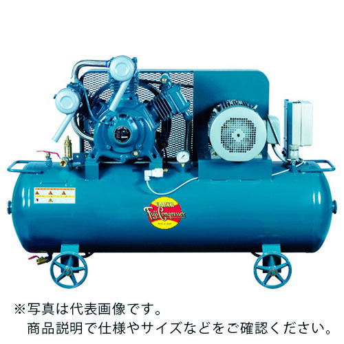 富士 ( 富士コンプレッサー製作所 ) レシプロコンプレッサー(給油式) 汎用形空冷コンプレッサー 11KW 50Hz ( FS-110LPMT-50 )