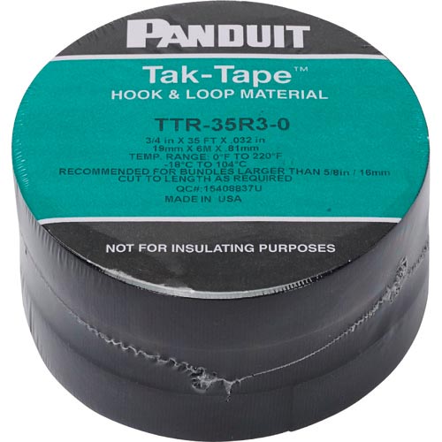 PANDUIT ( パンドウイット ) タック磁気テープ(渦巻形印字機)10.7mX3巻入り口・入口 ( TTR-35R3-0 )
