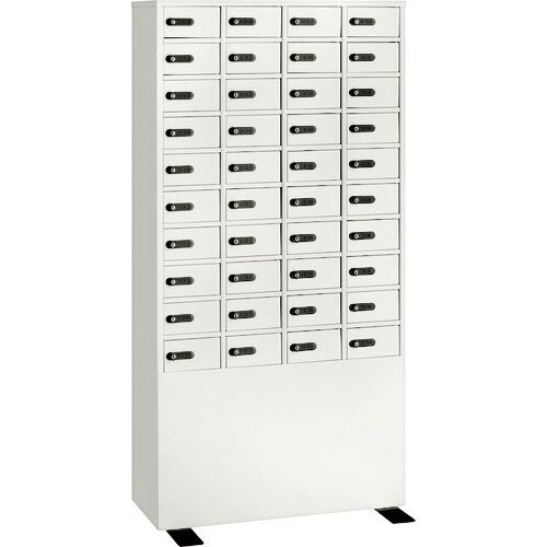 エーコー 一時保管庫(非耐火) LKロッカー ダイヤルナンバーロック式 4列10段 LKー340(D320MM) ( LK-340 )