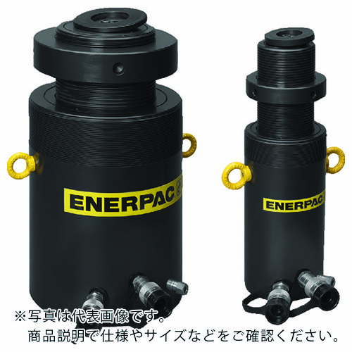 ENERPAC ( エナパック ) 安全ロックナット付油圧シリンダ(複動式) 揚力2463kN 最低高591mm ( HCRL-25012 )