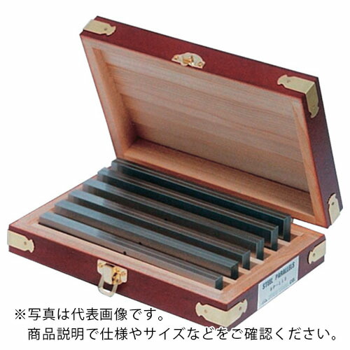 フジ ( フジツール ) 精密スチールパラレル 厚6.8 高20~28 長120mm 5組セット ( NSP-102 )