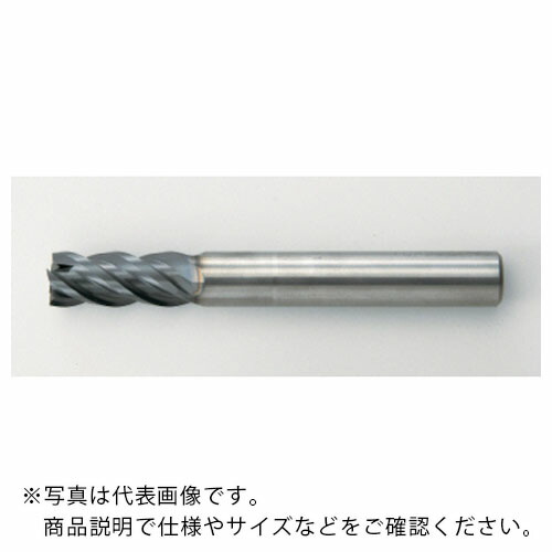 ユニオンツール 超硬エンドミル スクエア φ12×刃長26 ( CZS4120-2600 (296-1226) ) ユニオンツール(株)