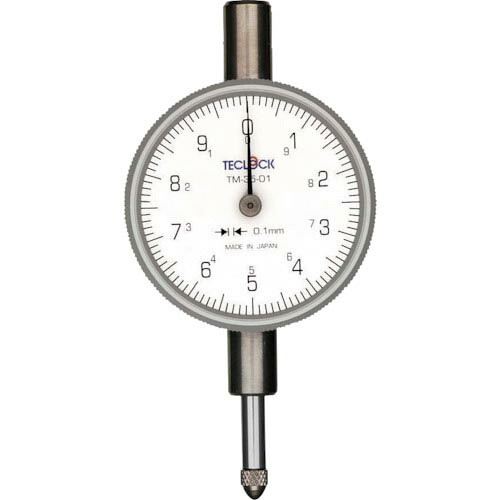 【SALE必要経費】TECLOCK ( テクロック ) 小型文字盤ゲージ 位置づける活動の領域0~10粍 ( TM-35-01 )