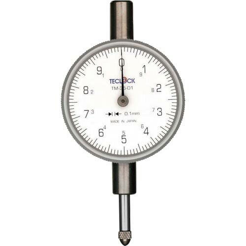 【SALE必要経費】TECLOCK ( テクロック ) 小型文字盤ゲージ 位置づける活動の領域0~10粍 ( TM3501F )