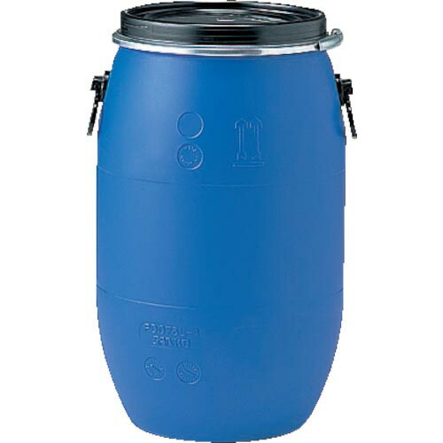 【SALE通貨価値】サンコー ( 三甲 ) プラスチックドラムオープンタイプ 850055 PDO75L-1青碧 ( SKPDO-75L-1-BL )