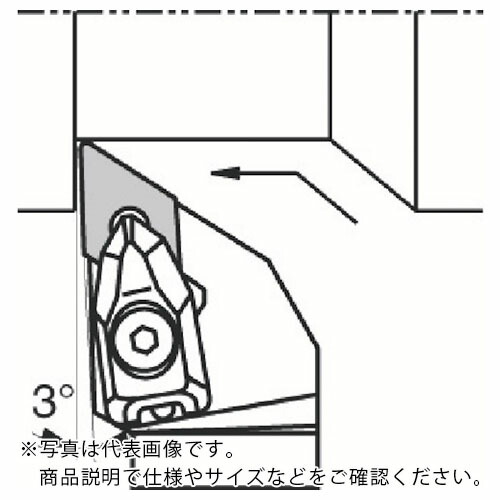 京セラ 外径・倣い加工用 ダブルクランプホルダ DDJN ( DDJNL2525M-1504 )