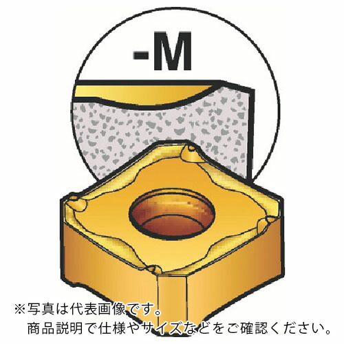 サンドビック コロミル345 フライス加工用チップ(355) 3040 ( 345R-1305M-KM 3040 (355) ) 【10個セット】