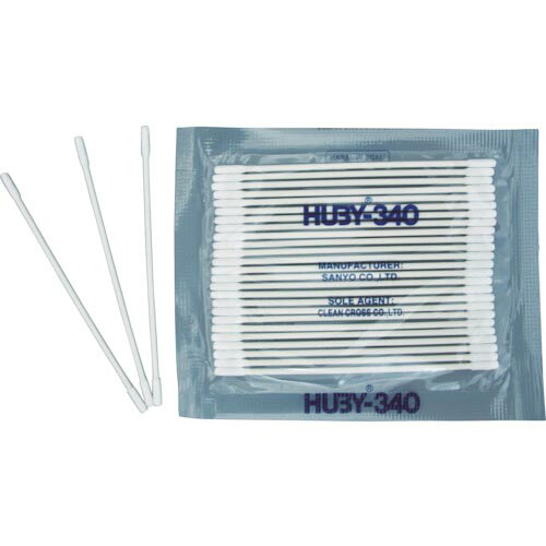 HUBY ( クリーンクロス ) 3インチ 工業用綿棒(先端筒型) (8000本入) ( BB-012MB )|Orange Tool Tokiwa