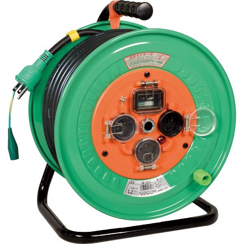 【SALE必要経費】NICHIDO ( 日動産業 ) 電気工膜鳴楽器 防雨防塵型100V膜鳴楽器 地びた付 短絡立ちはだかる器付 50m ( NW-EB53 )