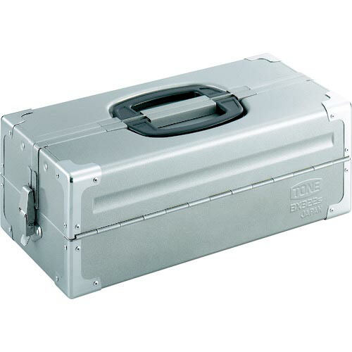 TONE スチール製工具箱 ツールケース(メタル) V形2段式 シルバー 外形寸法160mm ( BX322SSV ) 7,952円
