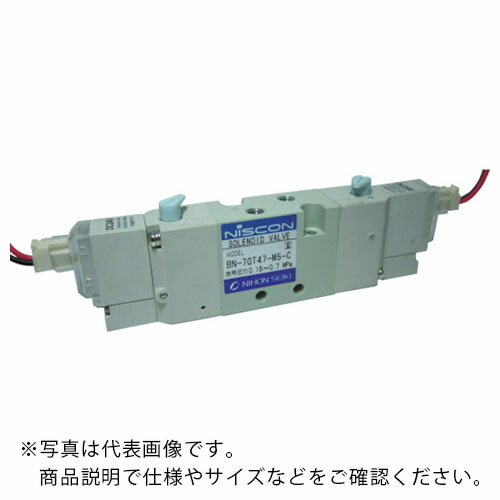 日本精器 4方向電磁弁 M5ダブルAC200V7GT ( BN-7GT47-M5-C-E200 )