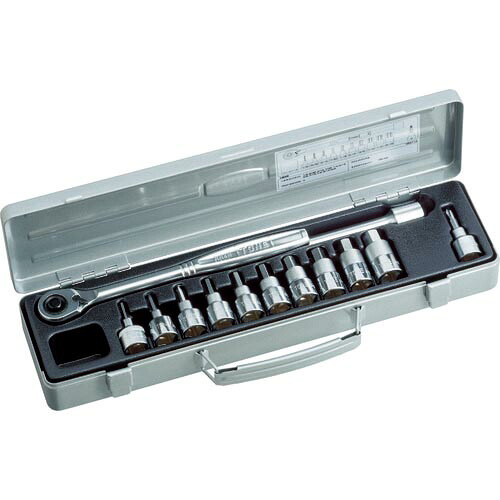 TONE ヘキサゴンソケットレンチセット 吋目 13pcs ( HB4112 )