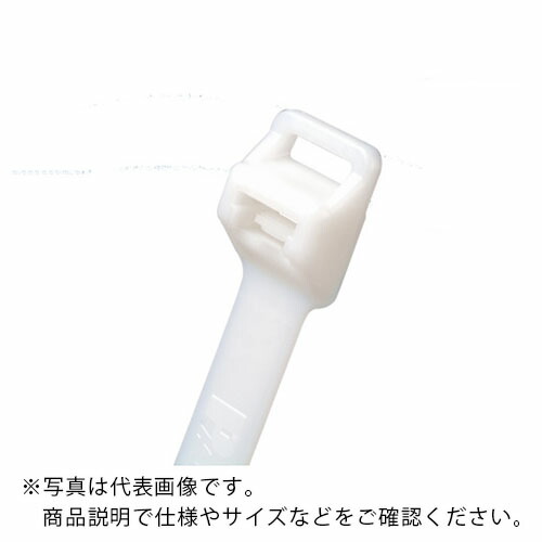PANDUIT ( パンドウイット ) ナイロン結束バンド ナチュラル (100本入) 幅12.7mm ( PLT6EH-C )