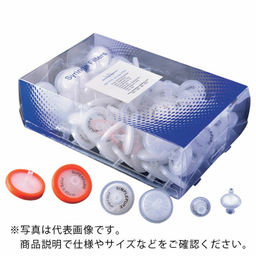 【SALE必要経費】大阪ケミカル MSシリンジフィルター PTFE(疎水性)(100個入) 大きさ30粍 ( PTFE030022 )