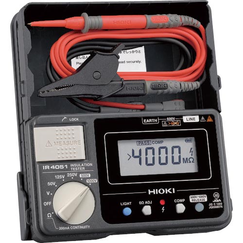HIOKI ( 日置電機 ) デジタル縁切り踏みこたえる計（５領域） ( IR4051-10 )