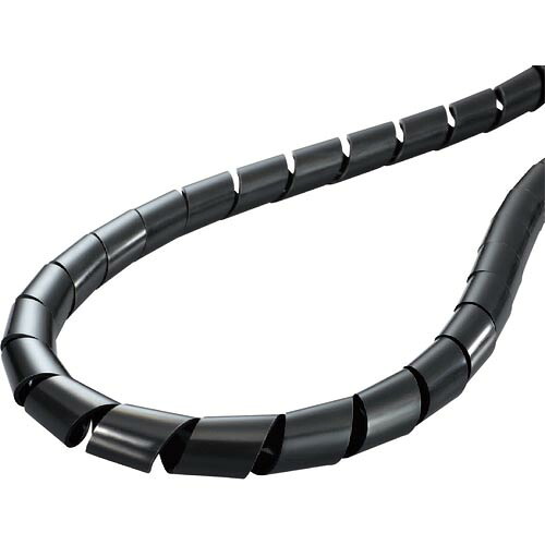 TYTON ( ヘラマンタイトン ) スパイラルチューブ (ポリエチレン製 耐候グレード) 黒 長さ50m ( TS-10-W )