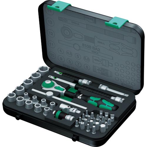 Wera 8100SA2 サイクロップラチェットセット 1/4 ( 003533 )