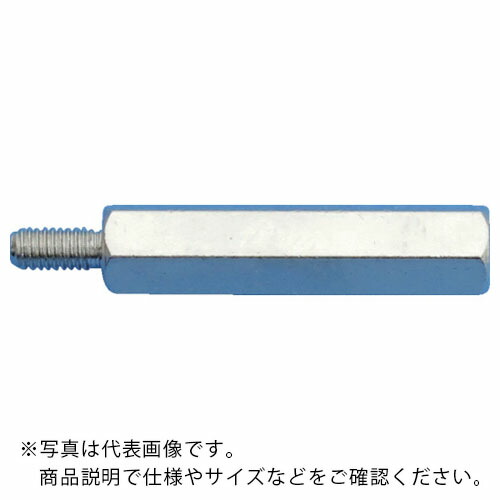 テイシン ( テイシン電機 ) 黄銅スペーサー SBB-M3 オス-メス 100個入 ネジ径M3 全長30 ( SBB-330-E )